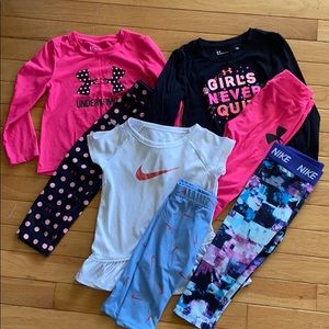 Under armor and Nike bundle
